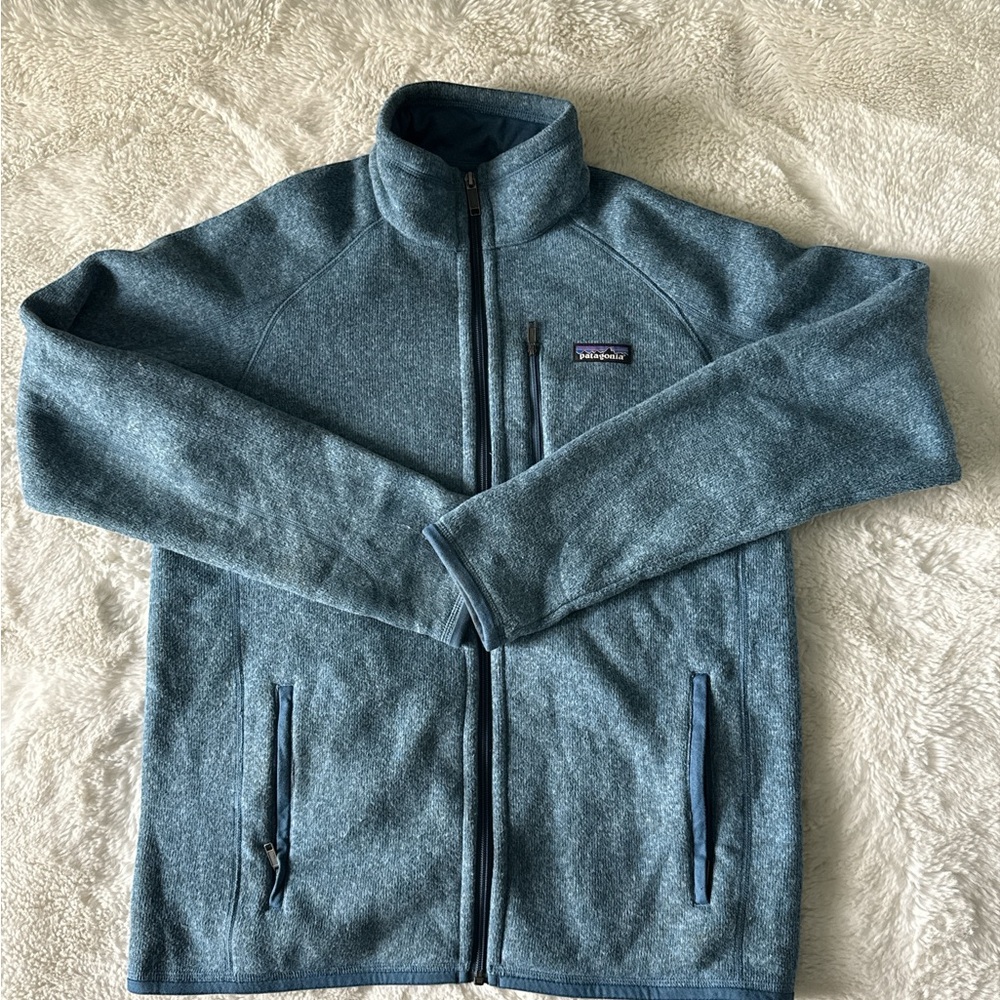 Patagonia Light Blue Fleece Jacket